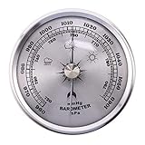 Für zu Hause, Druckmessgerät, Meteorologik, Barometer, Metall, Atmosphäre, Multifunktional, Hygrometer, tragbar