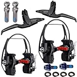 Magura HS11 Hydraulische Fahrrad Felgenbremse Carbotecture Easy Mount Set Evo2 Vr+Hr Beläge Rot für Alu Felgen