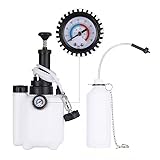 TONZACK 3L Auto Bremsenentlüftungsgerät, Bremsflüssigkeitswechselgerät mit 1L Bremsenentlüfterflasche und E20 Standard Adapter,Bremsenentlüfter Set für die meisten Modelle in Europa erhältlich