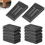 Keile Kunststoff 20stk Kunststoffkeile Rutschfest Wedge Unterlegscheiben Heimwerker Tischkeile Nivellieren Dauerhaft Tischkeile Möbel Nivellierer Möbelkeile für Möbel Tisch Stuhl Schrank