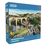 Knaresborough 1000 Teile Puzzle, Großbritannien-Puzzle, nachhaltiges Puzzle für Erwachsene, 100 % recyceltes Premium-Karton, tolles Geschenk für Erwachsene, Gibsons Games