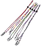 Hawhy Multifunktionales Brillenband, Maskenband,Maskenhalter,frohe Farben,mit verstellbarem Stopper (5)