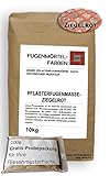 Pflasterfugenmörtel | ZIEGELROT | 10kg | Produziert nach historischer Rezeptur auf Trasszementbasis | Kein Unkraut mehr in den Fugen