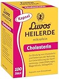 Luvos Heilerde mikrofein Kapseln - Naturheilmittel zur Bindung von Cholesterin und Fetten - Lindert Blähungen, Magendruck, Völlegefühl - Unterstützt die Darmsanierung - 100 Kapseln