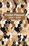 Pocket Planner: 2024 January - 2025 December Monthly Calendar For Purse