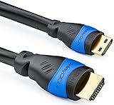deleyCON 1,5m Mini HDMI Kabel HDMI 2.0/1.4a Kompatibel - ARC 3D 4K Ultra HD 1080p 2160p High Speed mit Ethernet - Schwarz