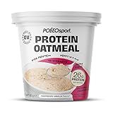 Proseries Protein Oatmeal, 85 g - 26 g Protein, Ballaststoffe, belgische Schokolade, Muskelmasse-Steigerung, 10 Vitamine, ohne Aspartam, EU-Herstellung (85 g, Raspberry Vanilla)