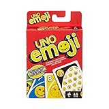 GLIFER UNO Emoji,UNO Kartenspiel,UNO Kartenspiel Original,UNO Flip,UNO Extreme,Kartenspiele,Gesellschaftsspiele,UNO No Mercy,UNO Deluxe,Geeignet für 2-10 Spieler, Kartenspiele und Gesellschaftsspiele