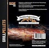 Grillschmecker Grillpellets 15kg Holzpellets aus 100% Reiner Buche für Grill, Pelletofen & Smoker