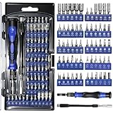 Homshsjhkis 62 Pcs Feinmechaniker Werkzeug Set, Schraubendreher, Mini Werkzeug, Präzisionsschraubendreher Tragbares, 62 in 1 Magnetische Reparaturwerkzeug Kit für Laptop Tablet Spielzeug Uhren Kamera