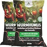 Alpenwurm Wurmhumus 20L | 100% organischer Wurmkompost