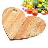 Wurstbrett aus Holz - Servierbrett für Snacks, Käsebrett auf Fleischbasis | Serviertablett in Herzform, dekoratives Servierbrett für Snacks, Servierbrett für