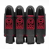 Valken Alpha Battlepack 4-Pot - black/red