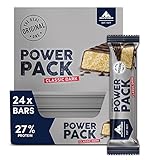 Multipower Power Pack Classic Dark Protein Riegel, Eiweißriegel mit 27 % Protein, klassischer Bar als gesunder Sport-Snack, mit leichter Banane-Vanille-Note, 24 x 35 g