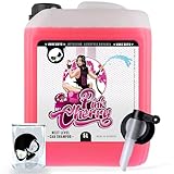 Nuke Guys Pink Cherry Autoshampoo 5l Konzentrat mit Messbecher 50ml + Dispenser - hochschäumend, mit einzigartiger Gleiteigenschaft - Auto Shampoo effizient gegen Verschmutzungen - lackschonend