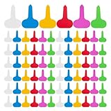 Toyvian 600 Stück Förmige Pflanzenschilder aus Wetterfestem Kunststoff Wiederverwendbare Pflanzenstecker mit Beschreibbarer Oberfläche für Garten Topfpflanzen Gemüse und Blumen Vielseitig