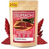 He-Ju Sumach Gewürz Zubereitung 250 g gemahlene Essigbaumfrucht, vegan, ohne Zusätze