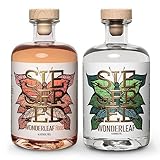 Siegfried Wonderleaf und Wonderleaf Rosé Set I Alkoholfrei | Von den Machern des weltweit prämierten Siegfried Gin I Vegan I Zuckerfrei I Natürliche Destillate | 2 x 500ML