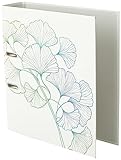 herlitz 50033409 Ordner maX.file, A4, 8cm, Motiv: GREENline Ginkgo, 1 Stück