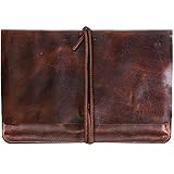 STILORD 'Collin' Vintage Tablettasche Leder Universal für 9.7-10.1 Zoll Tablethülle Schutz Organizer Ledertasche echtes Rindsleder, Farbe:Kara - Cognac