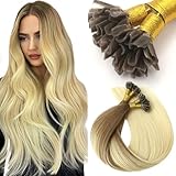 VINBAO U-Tip8T60 Haarverlängerung, U-Tip-Haarverlängerung, Echthaar, U-Tip, U-Tip, 40 g, 50 Strähnen, U-Tip-Echthaar, 40,6 cm, 40 g