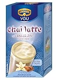 KRÜGER YOU chai latte Vanille-Zimt, Instantzubereitung für Milchtee-Getränke, aromatisiert mit Vanille-Zimt-Geschmack, 250 g (10 x 25 g Sachets)