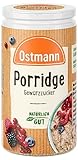 Ostmann Gewürze – Porridge Gewürzzucker, aromatischer Mix mit Zimt & Kakao, zum Würzen von Oatmeal, Milchreis und anderen süßen Spezialitäten, vegan, 60 g (Verpackungsdesign kann abweichen)