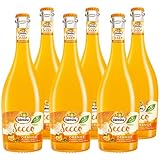 VALENSINA - Secco Orange | Prickelnder Fruchtwein-Secco mit erfrischender Kohlensäure, perfekt als Aperitif oder Cocktail. Inhalt: 6x 0,75l und 7% vol.