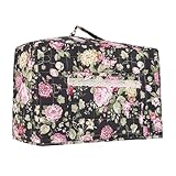 Generisch Nähmaschinenkoffer – Polyester 16,93 x 9,45 x 13,78 Zoll | Faltbarer Staubschutz | Zubehör für Haushaltsmaschinen für -Nähstudios und tragbare Maschinenaufbewahrung