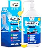 Lachsöl Hunde und Katzen 1 Liter 100% natürlich mit Omega 3 für Haut, Knochen und Immunsystem