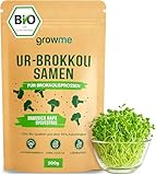 BIO Brokkoli-Sprossen Samen [500g] - Brokkoli-Samen mit über 95% Keimfähigkeit und einmalig hohem Sulforaphan-Gehalt - Microgreens zum Keimen - 100% laborgeprüfte BIO-Qualität
