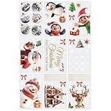 Schneeflocken-Fensteraufkleber, Fensteraufkleber, Glasfensteraufkleber, wasserdichte Fensteraufkleber, Fensteraufkleber, wiederverwendbar, 1 Paar