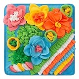 Ksikdeg Schnüffelunterlage für Hunde, Puzzle-Spielzeug für Geruchstraining und Übung, weiches Fleece, Futtersuche, Geschicklichkeitstraining, Schnüffeln