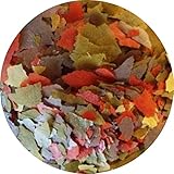Flockenfutter Hauptflocken Flocken 4 farbig Fischfutter Aquarium Zierfischflocke (1 l)