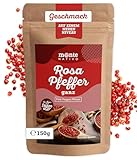 Rosa Pfeffer Monte Nativo (150g) - Rosa Pfeffer ideal zum Kochen - Rosa Pfefferbeeren ganz - 100% naturreine Rosa Pfefferkörner - Für Pfeffermühle