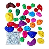 Klettergriffe für Kinder, Klettergriffe für Kinder,32 Klettergriffe für den Kindergarten - Spielplatzset Wandklettern Klettern Klettern