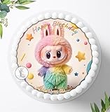 Tortenaufleger Tortenbild Tortendeko Fototorte, für Jungen,Mädchen zum Geburtstag, Essbares Foto Fondant, Ø 20cm - 2640z