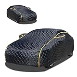 Autoabdeckung Gegen Hagel Für Mercedes CL 55 AMG C215 2000-2006, Autoabdeckung Für Außeneinsatz ，Sonnensicher ，Staubdicht ，Schneesichere Autoabdeckung ，Custom Car Cover(Black)