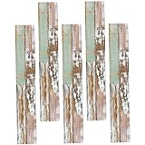 Veemoon 5 Stück Aufkleber aus Holzmaserung Laminatboden Bretter Bodenfliesen aufkleben und abziehen Bodendielen pvc bodenbeläge pvc böden Bodenfliesen abziehen und aufkleben Holz Papier