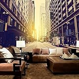 Dreidimensional Minimalistisch Retro Stadt Architektur 3D Tapeten Tapete Luxus Home Esszimmer Fototapete Effekt Wohnzimmer Schlafzimmer Kinderzimmer-350cm×256cm