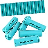 MOTHNUR 18 Stück Teiliges Selbsthaftende Haarwickler mit Deckel Flexible Lockenwickler für Langes Mittleres und Kurzes Haar Schonendes Styling für Zuhause und Salon für Wellige Haltbare