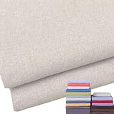 Waschbarer 5 cm dicker Leinen-Bank-Kissenbezug, rutschfest, mit Reißverschluss, Ersatz für Gartenstühle, Gartenbank, Sitzkissenbezug, 170 x 60 cm, Beige