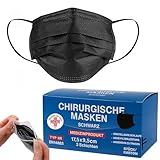 Stone&Stone 100 stuck Medizinisch Type IIR Norm EN14683 zertifizierte Mundschutzmasken OP Masken 3-lagig Mundschutz Gesichtsmaske Einwegmaske BFE ≥ 98% surgical mask