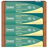 Himalaya Neem and Pomegranate Organic Toothpaste | Fights germs, strengthens gums | Whitens teeth | Natural, No Fluoride, No SLS, No Gluten, No Saccharin - 150g (Pack of 4)