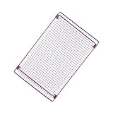 Toyvian 1 Stück zusammenklappbarer Grill Matten Kühlung Braten Grill für den Park tragbarer Grill Grillzubehör BBQ-Gittermatte Violett