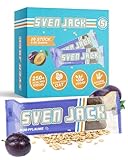 Sven Jack (Energy Cake) Haferriegel Rum-Pflaume 20x 65g I Original Haferflocken Energieriegel I Veganer & Laktosefreier Haferriegel I Langkettige Kohlenhydrate & wenig Zucker I Müsliriegel