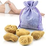 tom&pat Menstruationsschwamm, Alternative zu Soft-Tampons, Dermatest: Sehr gut, Wechseldose für unterwegs, Naturschwamm als Perioden-Schwamm, waschbar & wiederverwendbar (Gr. S, 5 x 3-5 cm)