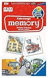 Ravensburger 20647 - Fahrzeuge memory® Wieso? Weshalb? Warum? der Spieleklassiker für 2-6 Spieler, Kinderspiel für alle Fahrzeug-Fans ab 4 bis 7 Jahren