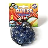 FLYPOP'S - Murmeln - Freizeitspiel - 033021A - Zufällige Farbe - Glas - Geschicklichkeitsspiel - Kinderspielzeug - Sammlung - 1,6 cm x 1,6 cm - Ab 3 Jahren