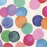 ecosoul Wachstuchtischdecke Julia Bunte Punkte Dots Wachstuch Wachstischdecke Geburtstag Breite:140cm Länge: 100cm Schutzdecke
